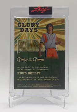 2026 Leaf Glory of the Game Ruud Gullit Auto /25 Netherlands SP Autograph - Image 2