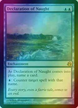 Declaration of Naught FOIL | MTG Morningtide 29 NM / M - Image 1