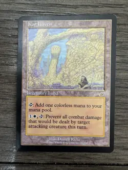 2000 Kor Haven Nemesis Magic the Gathering MTG Rare NM - Image 1