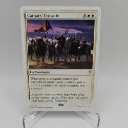 MTG Cathars' Crusade Mystery Booster 2 0006 Rare Enchantment White Border ENG - Image 1