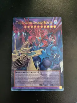 The Chaotic Sacred Beasts CORI EN029 Ultra Rare Extended Art YuGiOh! - Image 1