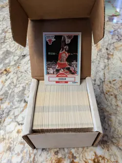 Fleer 1990-91 Basketball Complete Set #1-198 NM-MT, Jordan, Magic, Bird, Kemp RC - Image 1