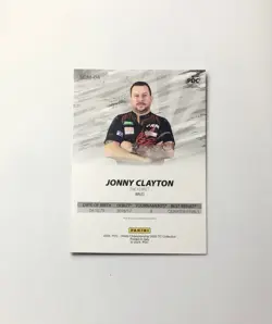 2024 Panini PDC Darts World Championship ‘25 #SCM-04 Jonny Clayton The Ferret - Image 2