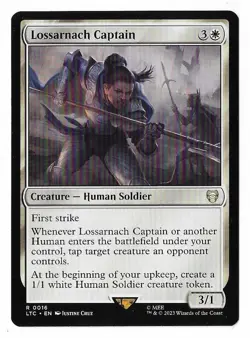 MTG Lossarnach Captain Lord of the Rings Commander (LTC) Rare #0016 Unplayed - Image 1