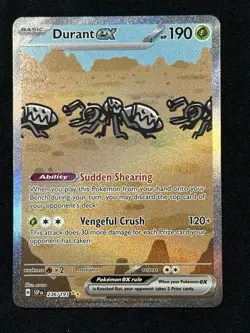 Pokemon TCG Durant EX Special Illustration Rare Card 236/191 Surging Sparks - Image 1