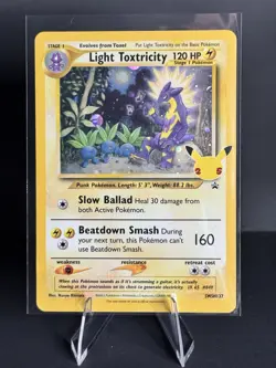 Light Toxtricity SWSH137 SWSH: Sword & Shield Promo Cards Holo DMG - Image 1