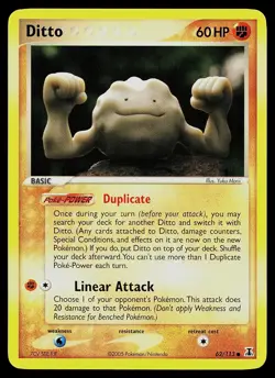 Pokemon Card - Ditto Geodude Delta Species 62/113 Common - Image 1