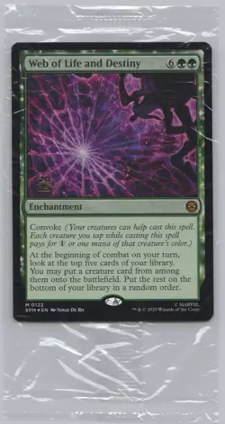 MTG Bling - Sealed Pre-Release Foil - Web of Life and Destiny (SPM) - A538 - Image 1