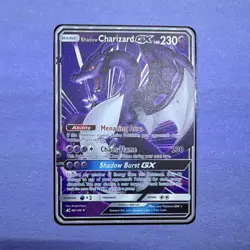 MushForteae Shadow Charizard GX 48/100 230 HP Holo Pokemon TCG Card - Image 1