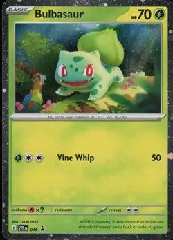Bulbasaur - (Cosmos Holo) Promo SV: Scarlet & Violet Promo Cards 046 NM - Image 1