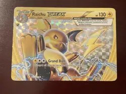 Raichu BREAK 50/162 Breakthrough Holo Pokemon TCG Card MP - Image 1