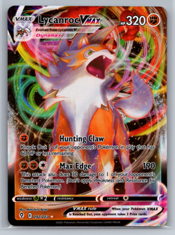 Lycanroc Vmax 092/203 Evolving Skies NM Full Art Ultra Rare Pokemon Card - Image 1