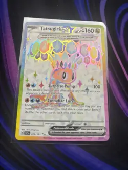 Pokemon TCG Tatsugiri EX Double Rare Card 226/191 SV08 Surging Sparks - Image 1