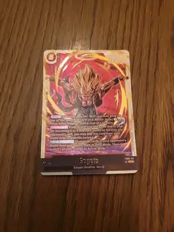 Gogeta FB09-122 SCR Secret Rare Dragon Ball Super Card Game Foil NM - Image 1