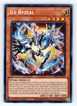 Yugioh Ice Ryzeal MP25-EN119 Secret Rare - NM 💎 - Image 1