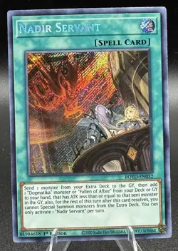 Yu-Gi-Oh! TCG Nadir Servant RODT-EN052 FOIL 1st Edition - Image 1