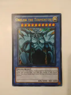 Yu-Gi-Oh! TCG - Obelisk the Tormentor YGLD-ENG02 - Yugi's Legendary Decks - Image 1