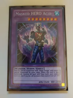 YuGiOh! - Masked HERO Acid - PRC1 - EN018- Secret Rare - 1st Edition NM - Image 1