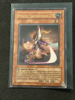 Yu-Gi-Oh! Mystic Swordsman LV2 SOD-EN011 Ultimate Rare Unlimited LP/NM - Image 1