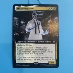 Mtg Spider-Man Mister Negative Borderless none Foil 0274 magic marvel - Image 1