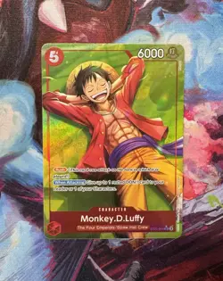 ONE PIECE Monkey D. Luffy SR Holo ST21-014 Alt Art - Image 1