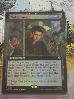 Parker Luck *** Extended Art FOIL *** - MTG SPM Marvel's Spider Man - NM/MINT - Image 5