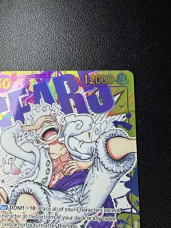 One Piece TCG OP05-119 Monkey D. Luffy Gear 5 Parallel SEC Alt Art English Foil - Image 3