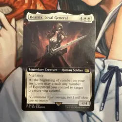 Beatrix, Loyal General - Extended Art - MTG Final Fantasy - Image 2