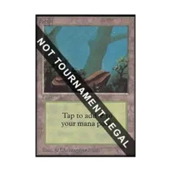 WOTC MtG Collector's Ed Forest (A) (CE) (L) EX - Image 1