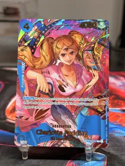 One Piece TCG CHARLOTTE PUDDING OP06-047 R SP - ENG ENGLISH PRB-02 MINT - Image 1