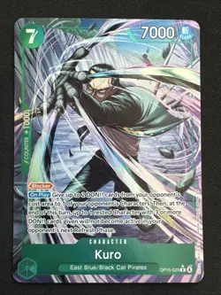 One Piece TCG Kuro OP15-025 Rare ALT ART Adventure on Kami's Island English - Image 1