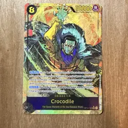 One Piece TCG CROCODILE (Alt Art) Secret Rare OP14-120 The Azure Sea’s Seven - Image 1