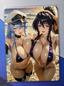 Esdeath & Akeno DxD - Akame Ga Kill! ACG Goddess Story Waifu Anime Custom Card - Image 1