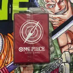 Roronoa Zoro L OP01-001 Gold Text LECAFIG PAR ONE PIECE Japanese Card - Image 2