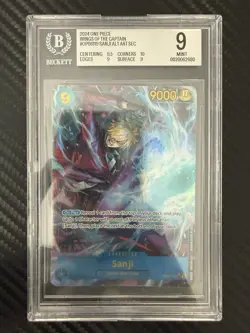 2024 ONE PIECE WINGS OF THE CAPTAIN #OP06119 SANJI ALT ART SEC. BGS 9 - Image 3