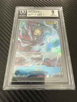 2024 ONE PIECE WINGS OF THE CAPTAIN #OP06119 SANJI ALT ART SEC. BGS 9 - Image 5
