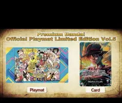 One Piece Card Game Official Playmat + Promo Card Limited Edition Vol.5 - Image 1