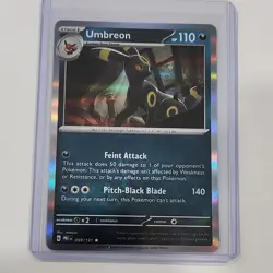 Pokemon Umbreon EX Sv: Prismatic Evolutions Rare Holo 059/131 HP 110 Pitch-Blac… - Image 1