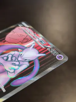 Team Rocket's Mewtwo EX 213/182 Destined Rivals Ultra Rare Pokemon full art NM - Image 5