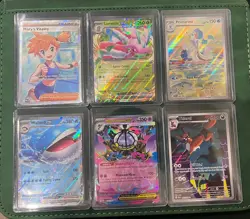 Pokemon Pitch Black lot full art Misty’s vitality. Illustration rares, mega - Image 1