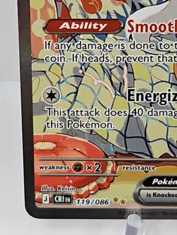 Pokemon TCG: Cinccino EX 119/086 SIR Special Illustration Rare Chaos Rising NM - Image 3