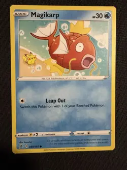 Pokemon SWSH02: Rebel Clash #039/192 Magikarp Common NM - Image 1