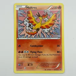 Moltres XY - Fates Collide 9/124 Rare NM Near Mint Pokemon TCG - Image 1