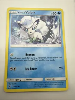 Alolan Vulpix 21/145 Common Guardians Rising Pokemon - Image 1