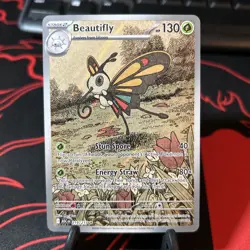 Pokemon TCG Beautifly 219/217 Full Art English Mint Condition - Image 1