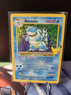 Pokemon TCG - Blastoise 2/102 - Holo Rare - Celebrations Classic Collection NM - Image 1