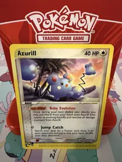 Pokemon Azurill 31/100 Sandstorm Regular Non-holo MP - Image 1