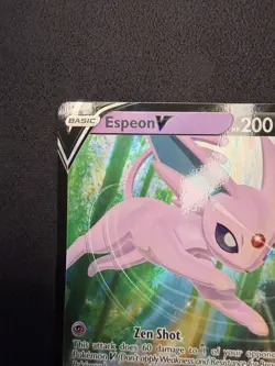 Pokemon TCG Espeon V - Sword & Shield Promo Card (Holo) SWSH201 Full Art LP - Image 3