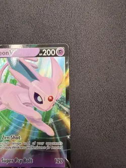 Pokemon TCG Espeon V - Sword & Shield Promo Card (Holo) SWSH201 Full Art LP - Image 4