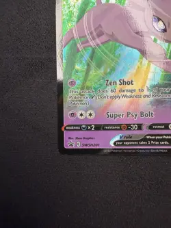 Pokemon TCG Espeon V - Sword & Shield Promo Card (Holo) SWSH201 Full Art LP - Image 5